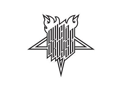 $UICIDEBOY$ 666 baphomet branding calligraphy design hiphop identity logo mark music suicideboys typography