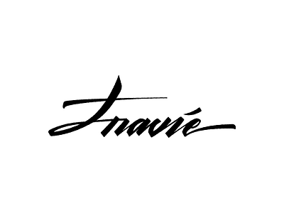Travie Type branding calligraphy font logo logotype music type typography