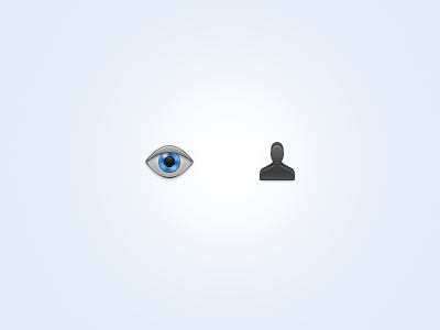 Settings account info design eye icon identity overview settings ui ux