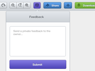 Feedback add comment download feedback message module zoom in zoom out