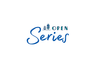 OPEN Series Branding branding logo
