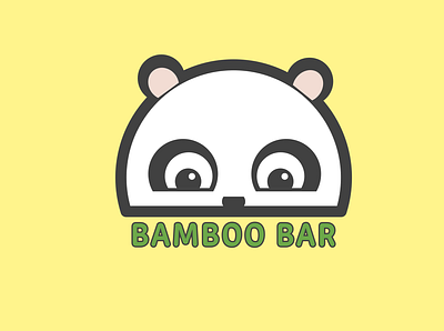 Bamboo affinitydesigner bar bear branding cafe logo dailylogochallenge design green logo minimal panda restaurant logo vector