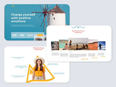 Travel Agency design figma travel ui website