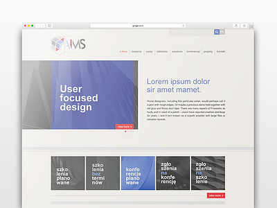 Aims / Web Design