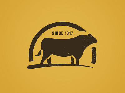 Unused Cow animal branding animal mark cow farm animal logo ranch brand