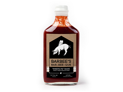 Barbee's Bar-Bee-Que Sauce Packaging branding food graphic design packaging