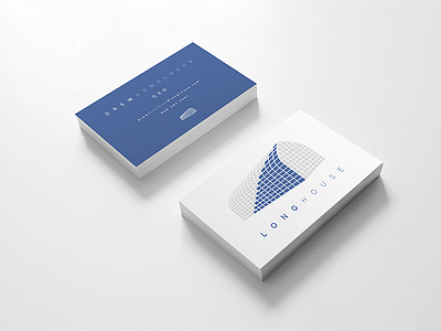 Longhouse Business Cards branding business cards graphic design marketing