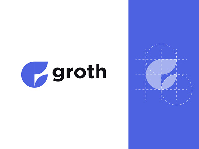 Groth symbol, G letter mark, Brand identity