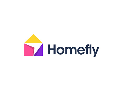 Homefly logo arrow logo brand identity branding growth home logo house logo icon identity logo logo design logodesign logomark logos logotype modern logo monogram real estate symbol typography vector