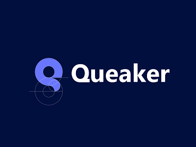 Q logo modern minimal creative design