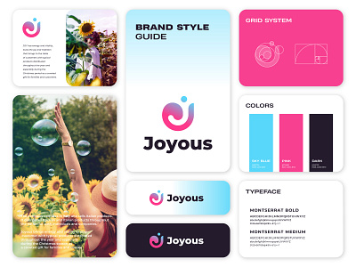 Joyous Logo Guidelines Brand book brand book brand brandbook brand guide brand guide identity brand guidelines brand identity brand identity design brand manual brandbook branding corporate identity guide lines guidebook identity logotype pixtocraft style guide visual identity