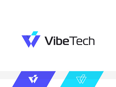 V tech logo brand identity branding design identity logo logo design logo designer logo mark logodesign logos logotype modern logo monogram simple logo symbol tech logo vector