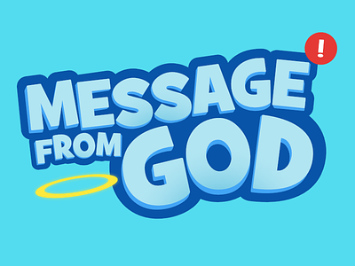 Message From God - App Logo app design illustration logo