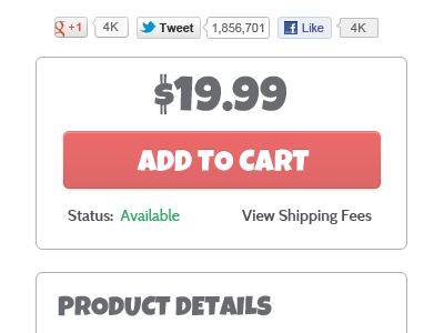 Product Sidebar online shop sidebar