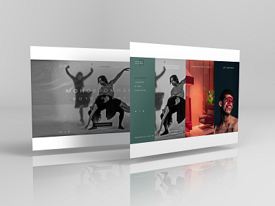 DanceSchool dancers design flat minimal school typography ui ui ux ux web webdesign