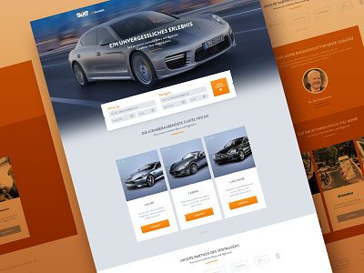 Sixt Luxury Cars automotive cars home homepage luxury responsive sixt