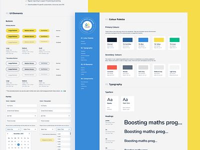 Third Space Learning Styleguide design system style guide ui kit