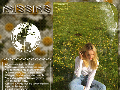 "MISSING" COVER ART cd cover cover art cover design design photoshop pixel