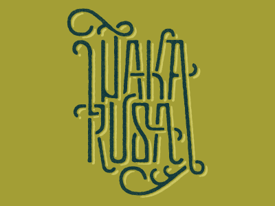 Wakarusa Merch Concept festival hand lettering lettering type typography wakarusa