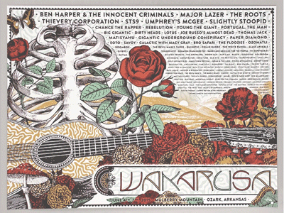 Wakarusa Poster by Taylor Morgan on Dribbble