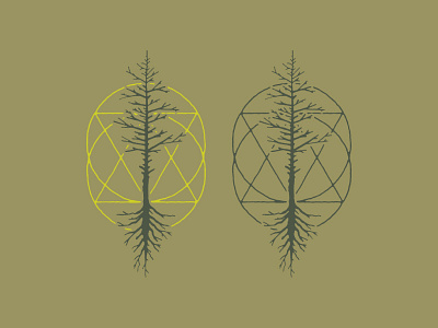 Sacred Geome-tree arkansas geometric geometry homegrown tee tee shirt tree