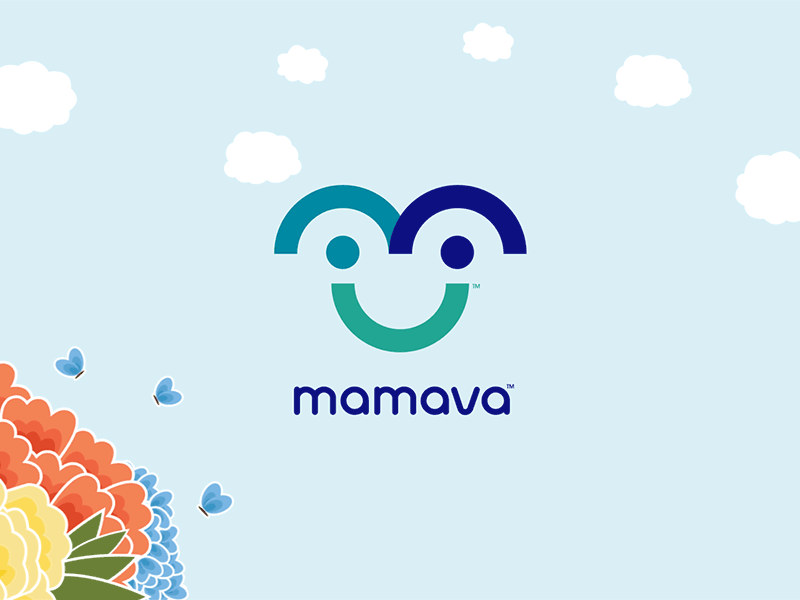 Mamava Animated Header after effects animation blue gif header mothers sky