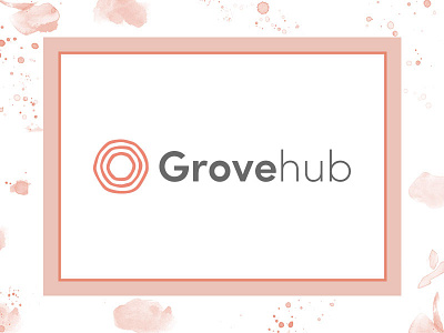 Grovehub Cover brand branding cover grovehub lockup logo