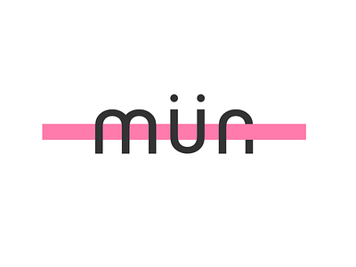 Mün logo mark moon mune pink project secret strike