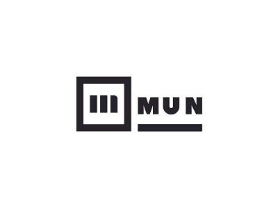 MUN Studio Lockup branding brooklyn design logo mark monochrome mun nyc product design studio ux
