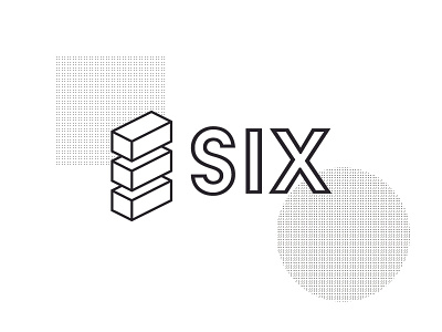 3Six Exploration 360 exploration isometric logo mark monochrome startup vr