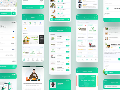 Food delivery app ui design app app design appdesigner colorful creative delivery app design dgpro dgprostudio digital mobile app mobile ui ui ui design ui designer uidesign ux design ux designer uxdesign