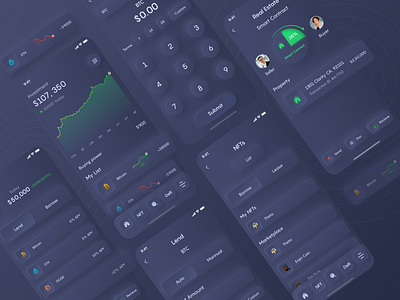 Neumorphism crypto app ui app design appui appuidesign black crypto crypto app design dgprostudio digital mobile app mobile design neomorphisem neomorphisem neumorphic neumorphism neumorphism ui newmorphic uidesign ux