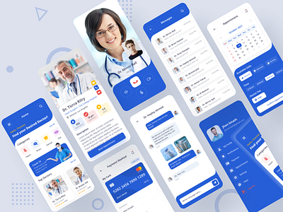 Health Care App UI Design appdesign clean ui creative dgpro dgprostudio drapp healthcare healthcareapp jahidjaykar light ui medicalapp mobileapp onlinedr onlinehealthcare treandyui ui uidesign uitrean2021 uitreand2020 uxdesign