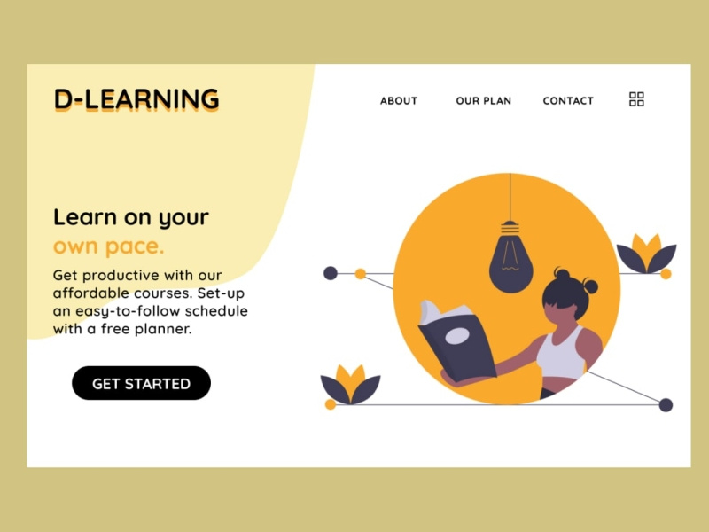 D-learning By Anna Katrina On Dribbble