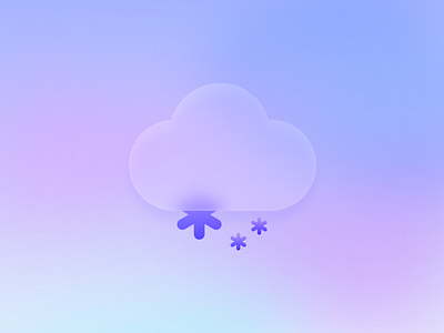 Weatherly Icons | Glass | Snow design glass ui weather