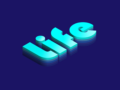 isometric text