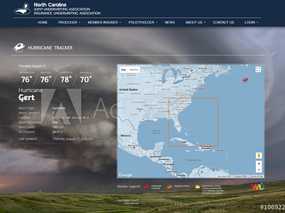 NCJUA / Hurricane Tracker