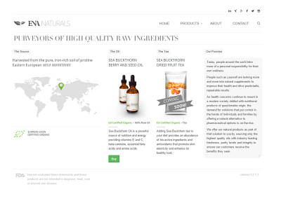 ENA Naturals / Landing asp.net bootstrap c sharp css html javascript mvc photoshop web application