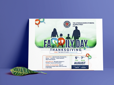 Family Day Vinyl Banner Design design graphic design