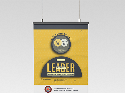 Leadership Summit Design appleleaf flyer graphic design leadership minimal poster socialmediadesign