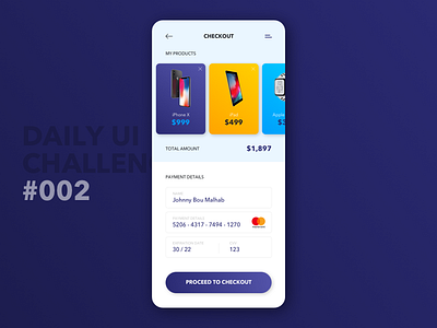 Daily UI #002 - Checkout