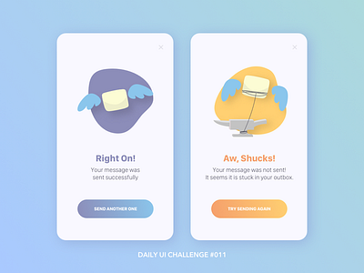 Daily UI #011 - Flash Messages