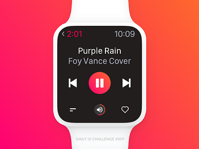 Daily UI #009 - Music Player