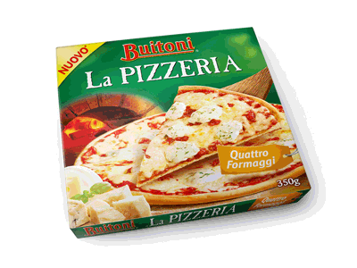 BUITONI il russo assortito la pizzeria packaging piccolinis pizza prosciutto quattro formaggi russo salame paprika tre formaggi