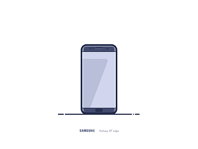 Galaxy S7 Edge android design edge galaxy icon illustrator phone s7 sansung ui