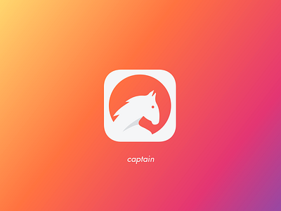 captain_icon app captain driver go gradient horse icon ios logo