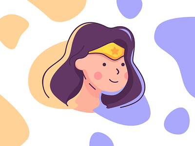 Wonder Woman👯 character comics cute dc design illustration woman wonder