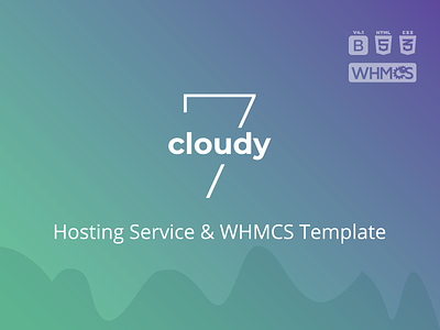 Cloudy 7 - Hosting Service & WHMCS Template blog bootstrap 4 cloud corporate css 3 datacenter dedicated design domains hosting html 5 integration provider reseller responsive servers svg template vps hosting whmcs