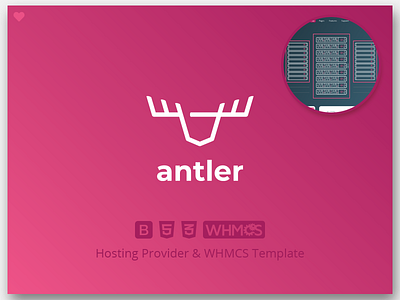 Antler - Hosting Provider & WHMCS Template blog bootstrap 4 cloud corporate datacenter dedicated design domains editable hosting html 5 illustration integration provider reseller responsive servers template vector whmcs