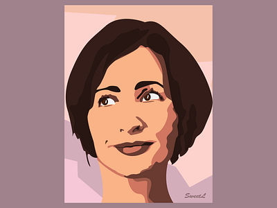 Galina (vector portrait)